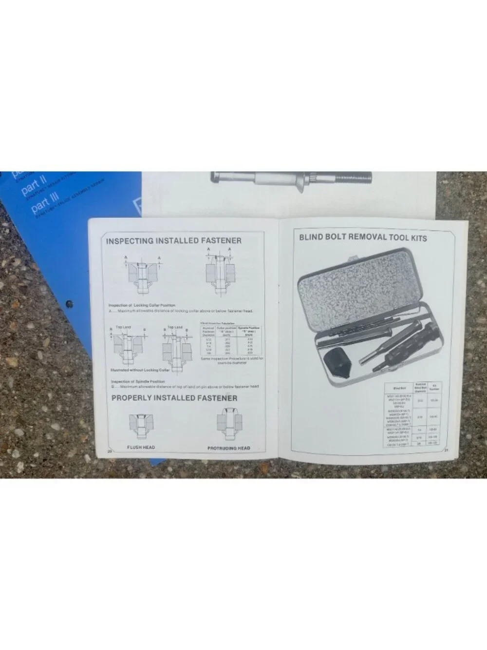 1970s Huck Resistoflex Aerospace Dynatube Blind Bolt Manual Brochure Lot